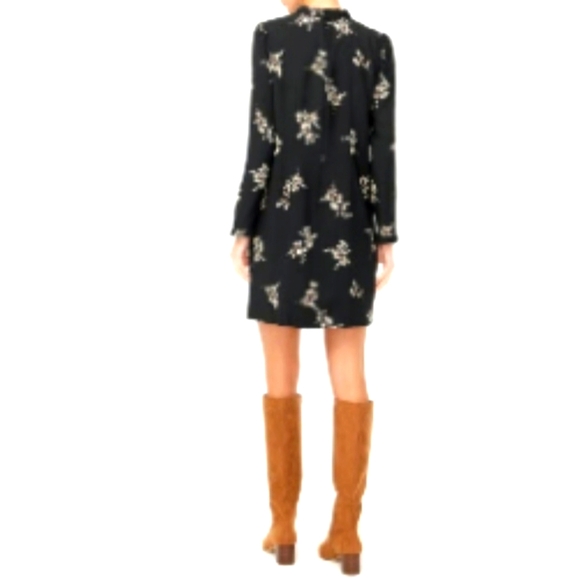 NWT Women's J.Crew Ruffleneck Floral Shift Dress - Picture 9 of 12